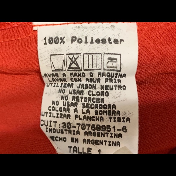 Rosh Rust beaded blouse Sz Small - Picture 4 of 4